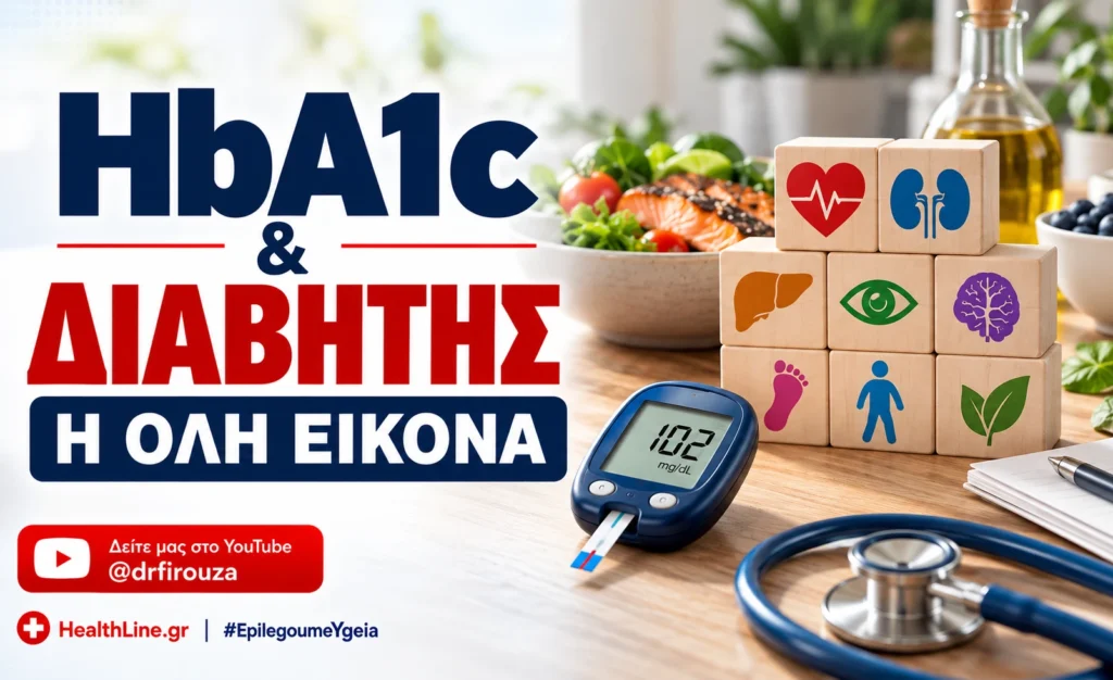HbA1c και διαβήτης: η γλυκοζυλιωμένη αιμοσφαιρίνη δεν δείχνει μόνη της όλη την εικόνα της υγείας